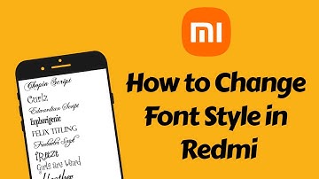How to Change Font Style in Redmi Mobiles 📱| Xiaomi | Mi (2022)