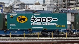 2013年7月21日 1050レ(新コンテナ積載!!!) 貨物列車