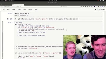 Web Scraping : Python Pandas: storing data into a Pandas data-frame