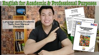 EAPP: Differentiate Language Used in Academic Texts from Various Discipline