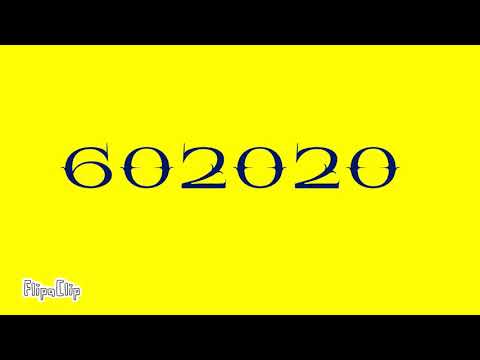 Numbers 1 to 1 million!