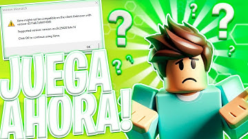 VERSION MISMATCH ERROR ROBLOX | COMO SOLUCIONARLO  PARA CUALQUIER EXECUTOR ✅