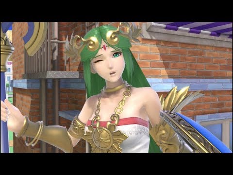 スマブラSP　女ルフレ　女カムイ　パルテナ　女むらびとにZ軸バグピクミン投げ