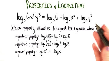 Properties of Logs - College Algebra