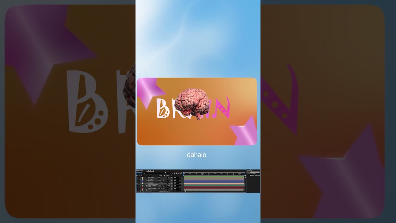 3d brain