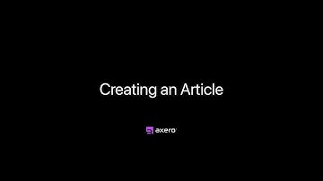 Creating an Article — Axero Solutions Intranet
