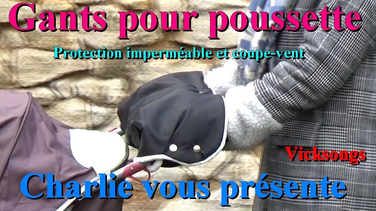 Dripex Protege Main Poussette - Gants Poussette - Chauffe-mains Poussette -  En polaire Imperméable et Coupe-vent, Taille