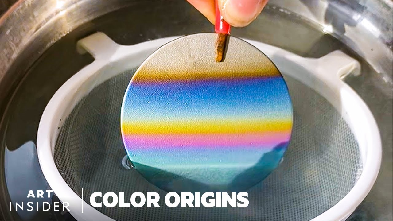 Electrifying Metal Creates Rainbow Colors, Color Origins