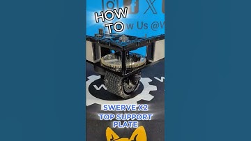 How To: Add a Top Swerve X2 Support Plate #wcpllc #robots #swervedrive #motors #robot #krakenx60