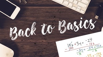 Back to Basics - Literal Equations and Rewriting Formulas | Math Help