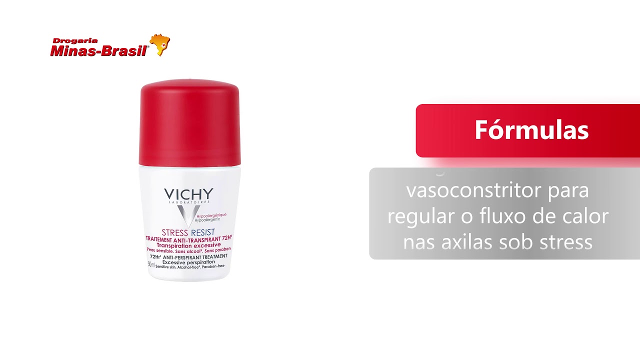 Desodorante Rollon Vichy Stress Resist 50ml | Drogaria Minas Brasil