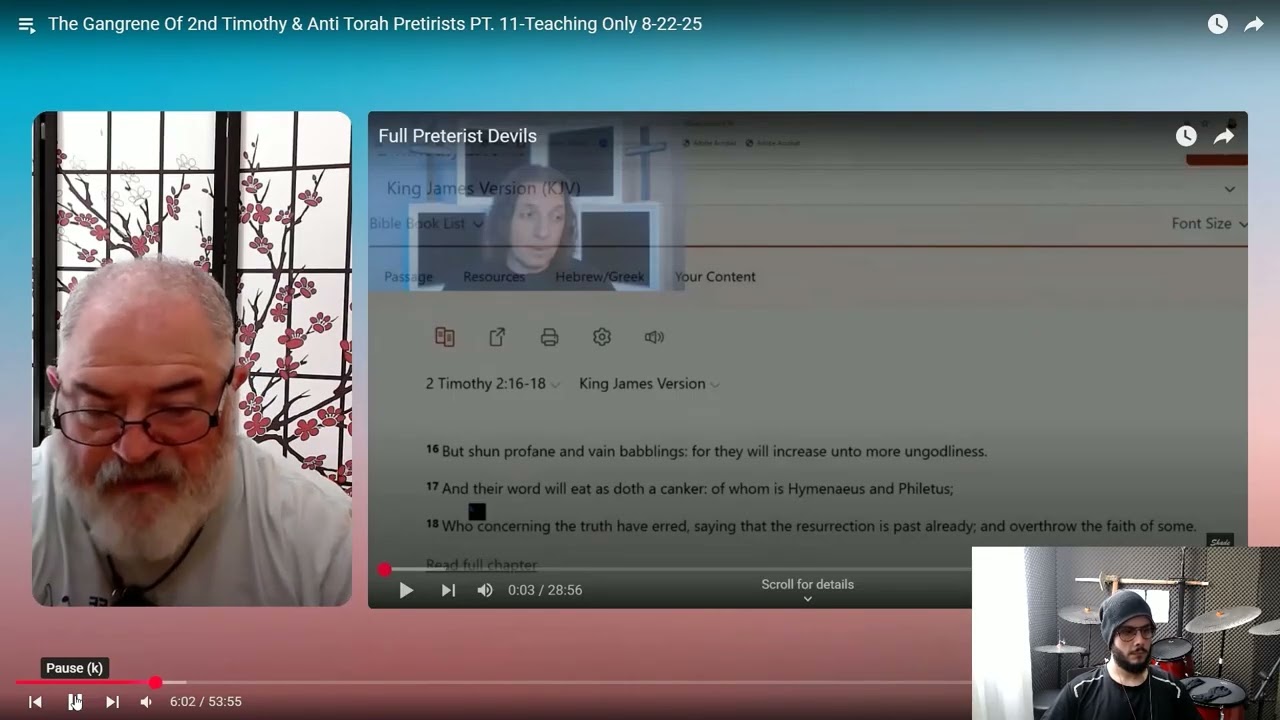 Parte 11 - A gangrena de 2ª Timóteo e os preteristas anti-Torah