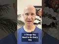 3 Things You Need to Do Every Day #drmandell #day #health #healing