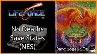[No Commentary] Life Force/Salamander (NES)  - No Deaths (Savestates)
