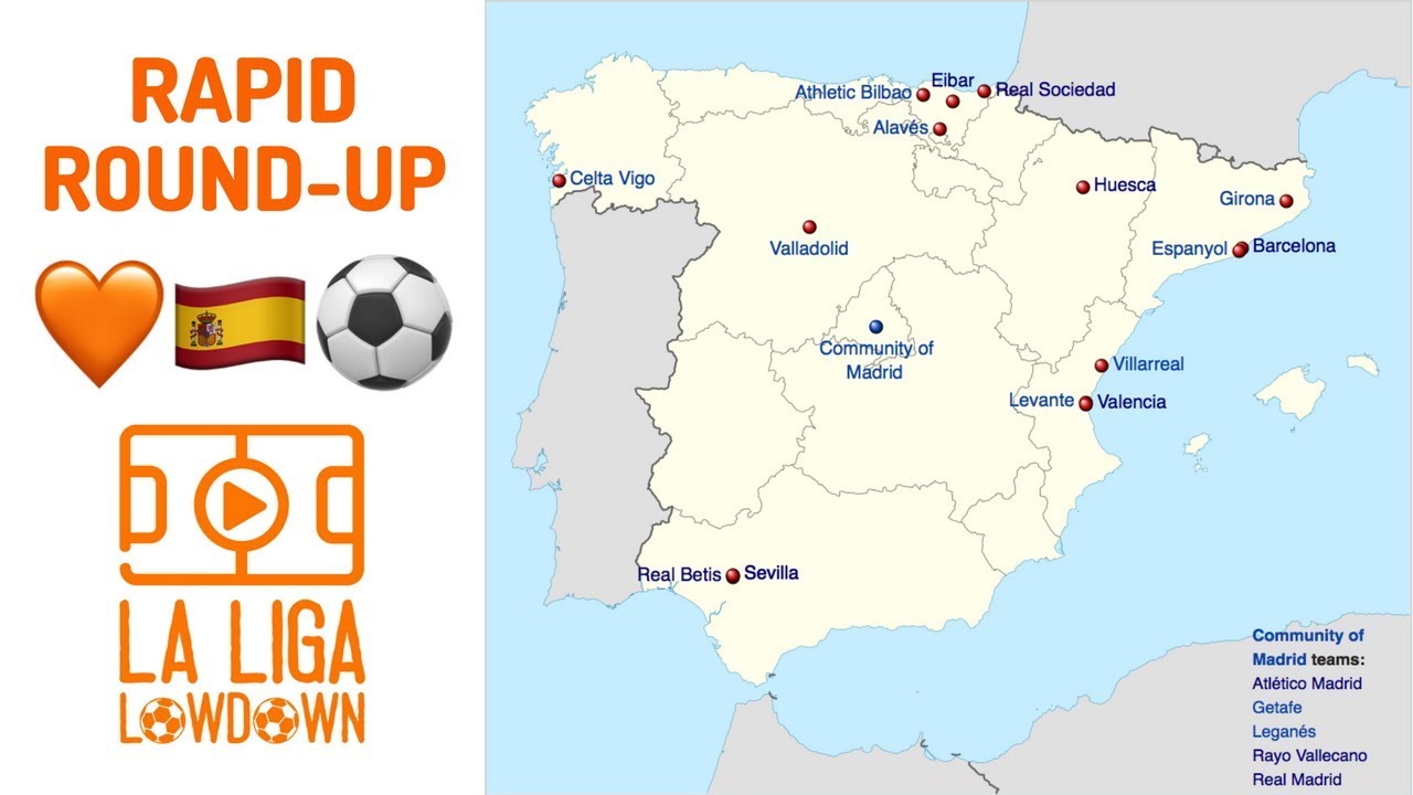 La Liga Map