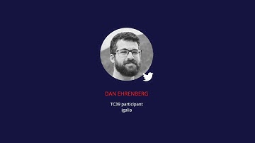 Dan Ehrenberg - JavaScript Class Features: A case study in TC39