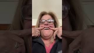 Day one of nine extractions and immediate denture.