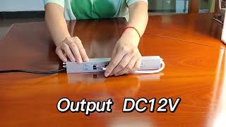 Outdoor Waterproof Electronic LED Driver 12V 60W For Neon Light