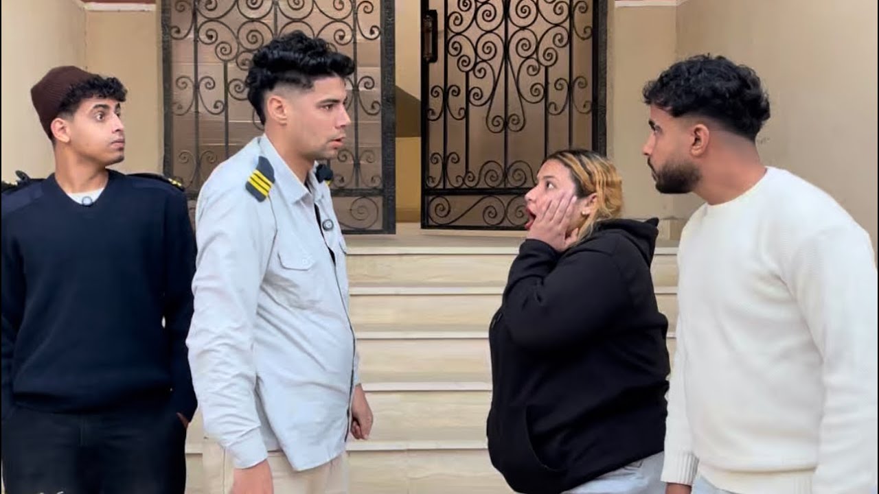 فرد امن يضرب السكرتيره بالقلم امام مدير الشركة 😱