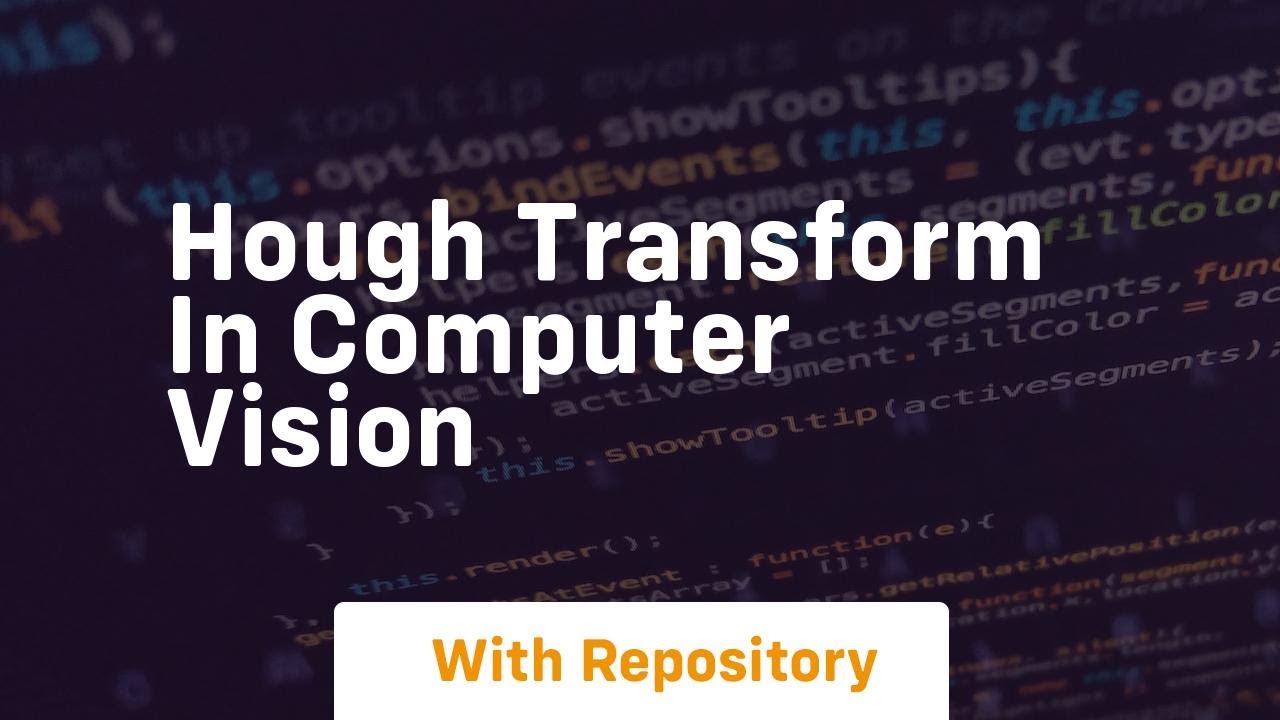 hough transform in computer vision