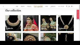 urvashi arts | imitation jewelry website | responsive design by Anjita IT