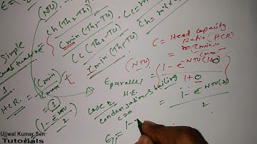 Effectiveness of Parallel Flow Heat exchanger HMT Tutorial- 12