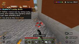 Grinding Minecraft Skywars
