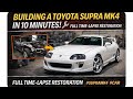 Building a Toyota Supra MK4 in 10 Minutes! 🔧 Full Time-Lapse Restoration #SupraMK4 #Car