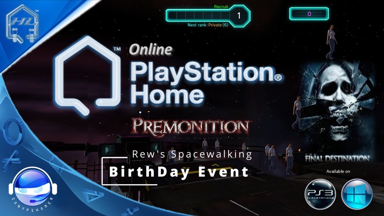 PlayStation Home: Rew’s Spacewalking Birthday Event: A Premonition