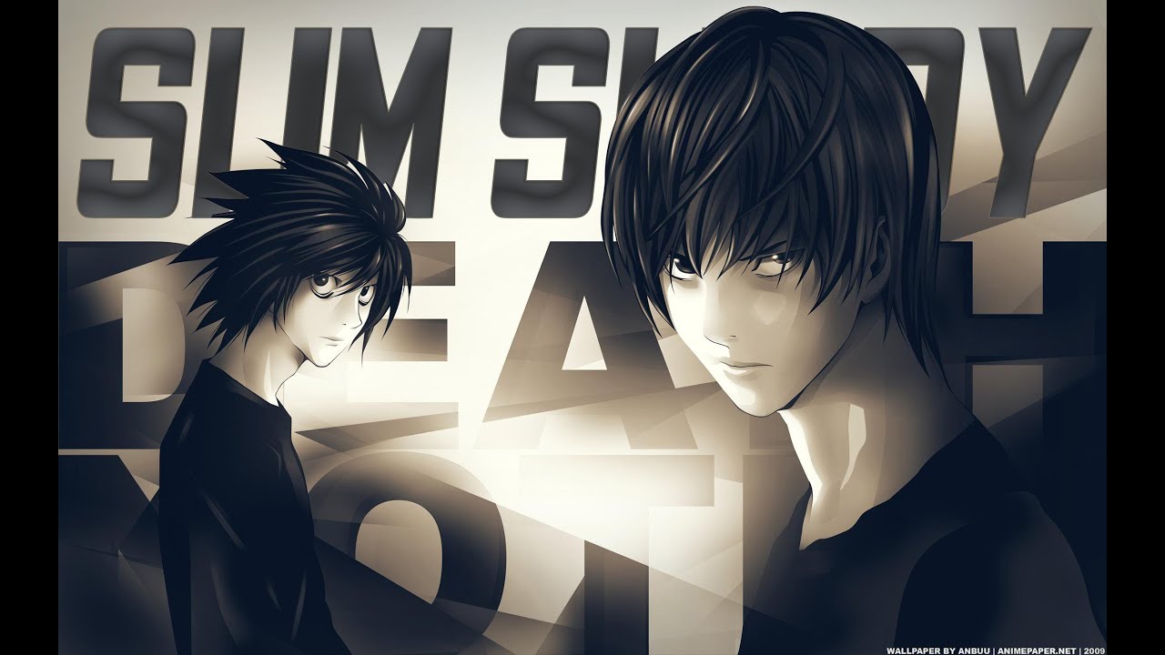 L lawliet and Light yagami - Slim Shady Edit! - YouTube