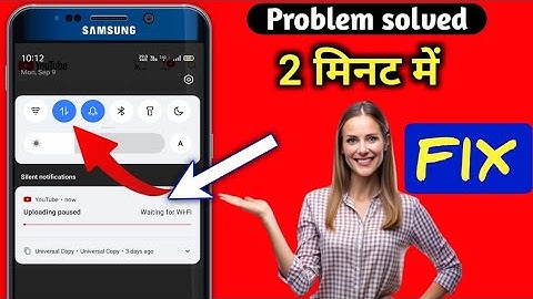 Youtube waiting for wifi problem | How to youtube video upload problem | Waiting For Wifi