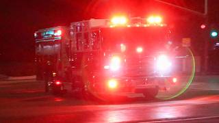 San Mateo Consolidated Fire Department Engine 29 Responding Code 3