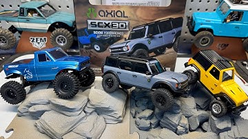 Axial SCX30 is LEGIT!!! Quick thoughts and SIZE comparisons w/ Ascent 32,Jaibaile & Orlandoo