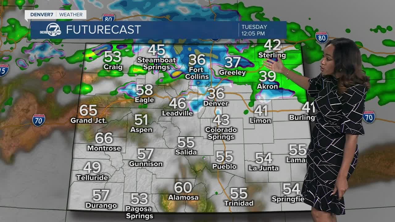 Warm start to the week with a wintry finish as a midweek storm impacts ...