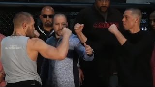 UFC 196: McGregor vs Diaz - Press Conference Faceoff