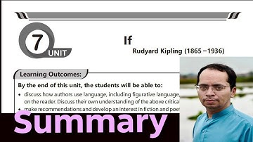 English Class 9 | If by Rudyard Kipling | Lesson 7 | Summary in Easy English