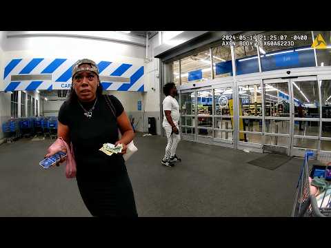 Shoplifting at Walmart Turns Into 4 Felony Charges (Bodycam Reaction)
