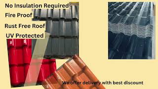 Plastech Metal Roof Resin Tile No Insulation Required Roofings