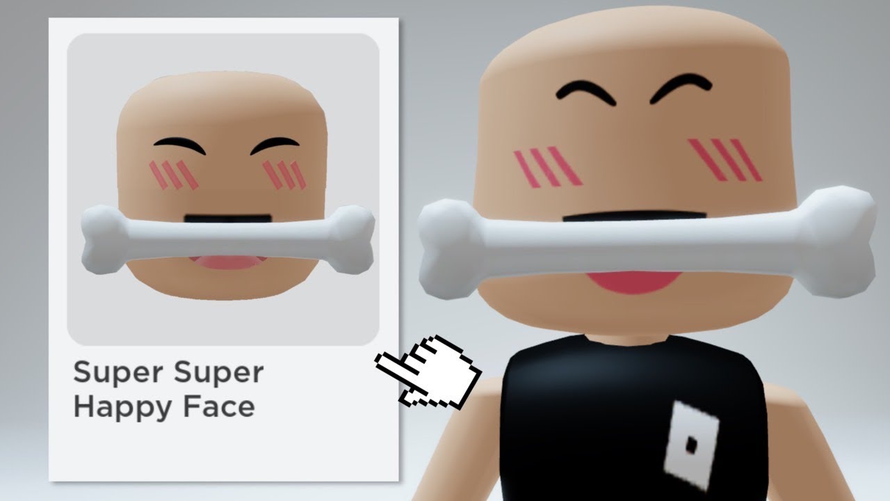 Super super happy face - Roblox