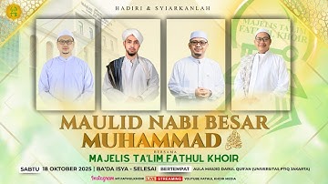 🔴 LIVE | PERINGATAN MAULID NABI MUHAMMAD SAW | MAJLIS TA