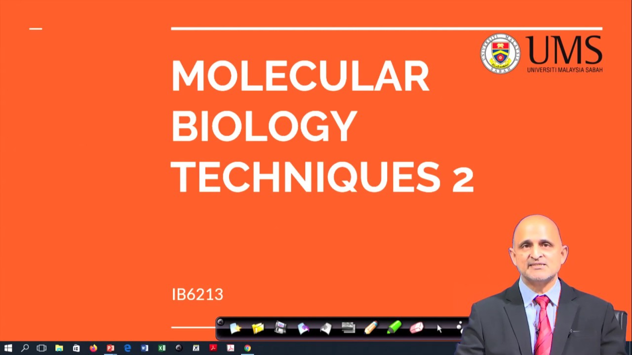 INTRODUCTION TO THE COURSE MOLECULAR BIOLOGY TECHNIQUES 2 YouTube