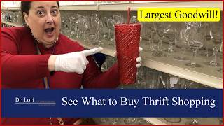 Shopping At Largest Goodwill Thrift Store See What To Buy Walk By With Dr. Lori