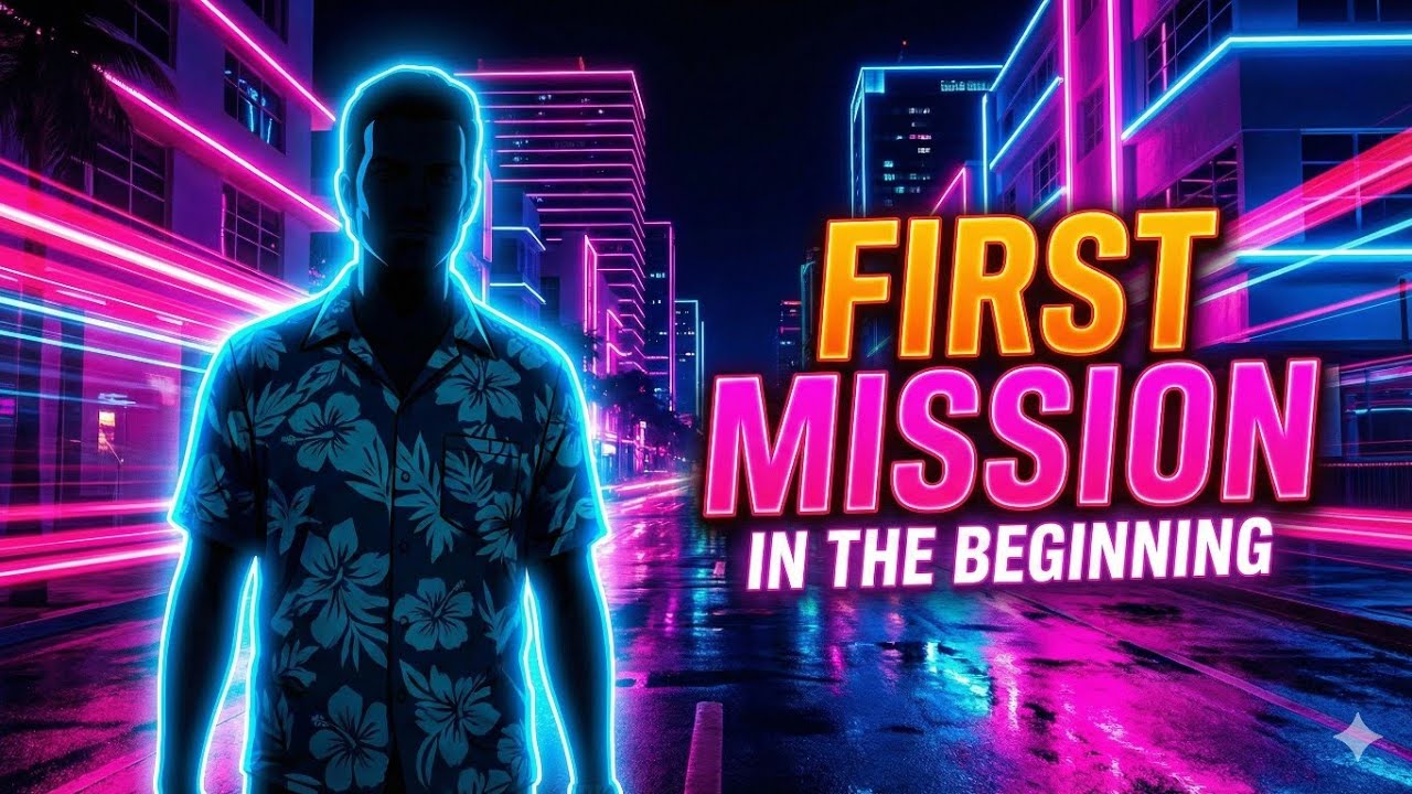 GTA Vice City (2002) – First Mission Complete | In the Beginning