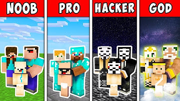 Minecraft NOOB vs PRO vs HACKER vs GOD: FAMILY WISDON OF LIFE in Minecraft | Animation (AVM)