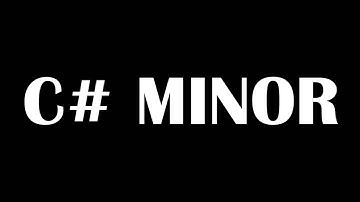 Fast Blues Backing Track C# Minor