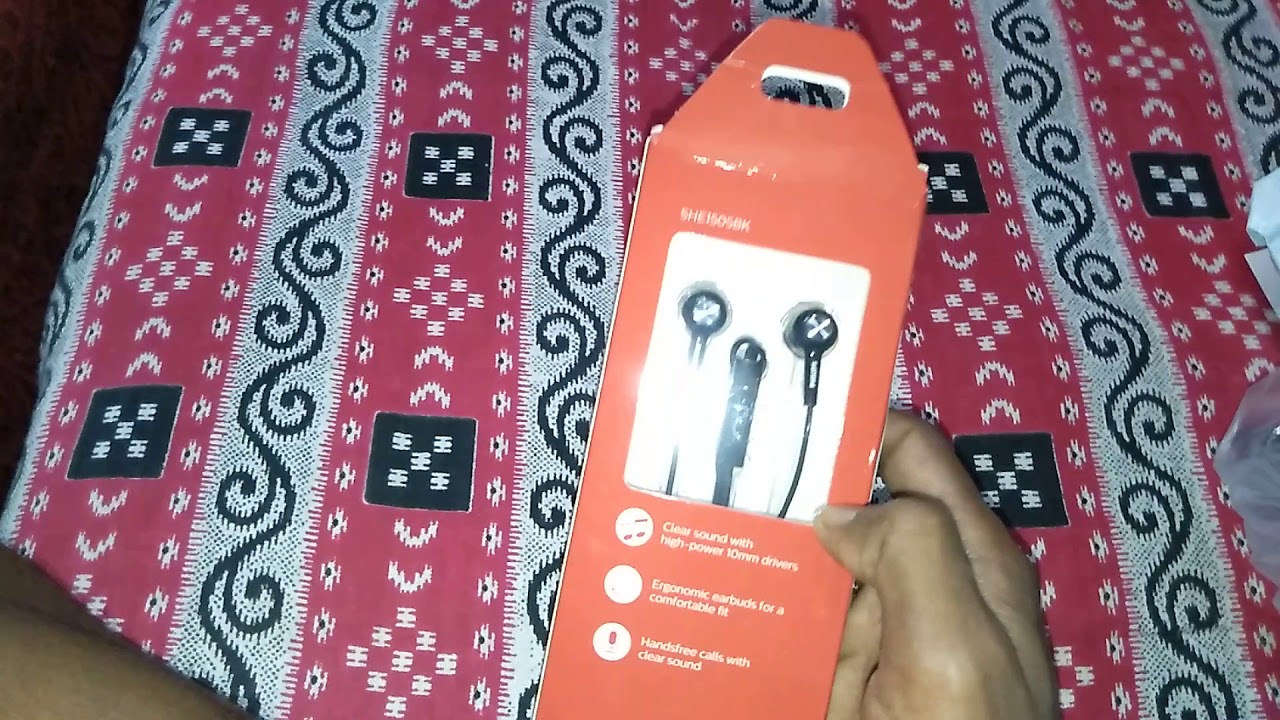 philips Earphone SHE1505BK (Black)
Unboxing buy from paytm