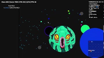 Agario - DampTuber & Anzu Random Server Takeover 1