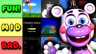 I RANKED EVERY Minigame In The FNAF Franchise...