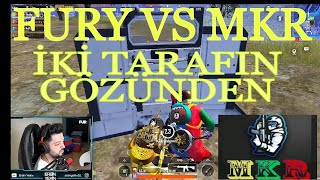 Fury Vs Mkr Team İki̇ Tarafin Gözünden. Pubg Mobile Yayinci Karşilaşmasi.