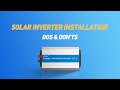 Navigating Off-Grid Solar Inverter Installation with Success: Avoiding Common Mistakes